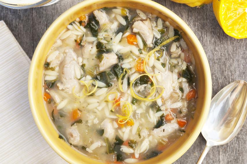 Orzo chicken soup