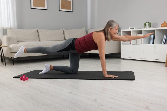 Woman doing yoga
